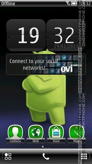 Capture d'écran Android thème