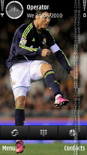 Ronaldo tema screenshot