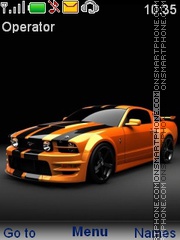 Mustang gt 500 theme screenshot