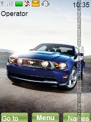 Скриншот темы Cars - Mustang
