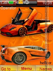 Скриншот темы Lamborghini
