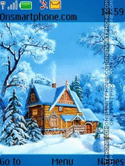 Winter Village 01 tema screenshot