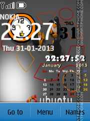 Capture d'écran Mobile Ubuntu thème