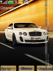 Capture d'écran Bentley Continental thème