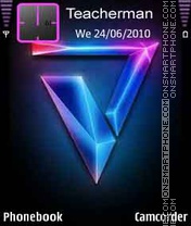 Neon Logo tema screenshot