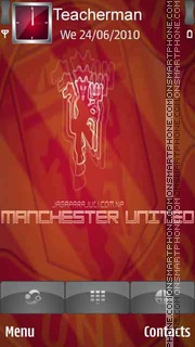 Capture d'écran Manchester-United thème