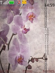 Orchids tema screenshot