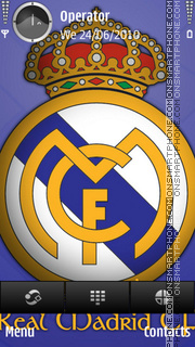 Real Madrid tema screenshot
