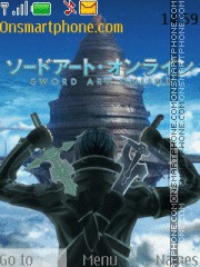 Sword Art Online Anime tema screenshot