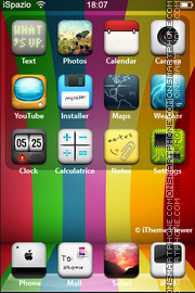 Realize Rainbow tema screenshot
