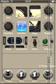 Audio theme screenshot