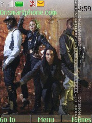 Black Eyed Peas 01 theme screenshot