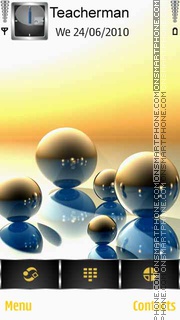 Digital Balls tema screenshot