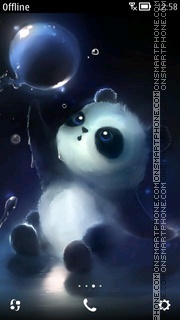 Capture d'écran Baby Panda thème