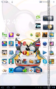 Capture d'écran Ubuntu Penguin thème