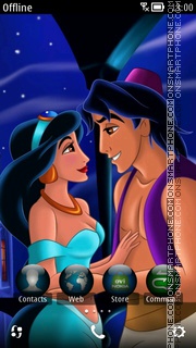 Capture d'écran Aladdin thème