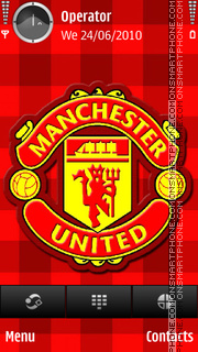 Capture d'écran Manchester United thème