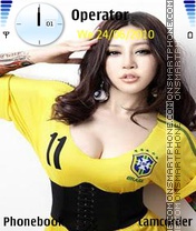 Capture d'écran Brazilgirl thème