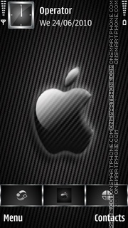Black-Apple es el tema de pantalla