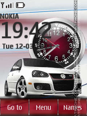 Capture d'écran Volkswagen thème