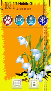Spring Flowers 08 theme screenshot