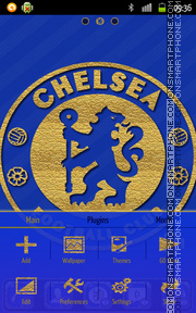 Chelsea Football Club theme screenshot