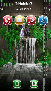 Waterfall HD theme screenshot