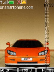 Скриншот темы Koenigsegg 01