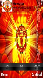 Capture d'écran Manchester United thème