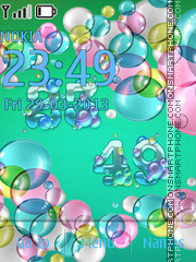 Capture d'écran Bubbles thème