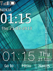 Android Galaxy Glass 01 theme screenshot