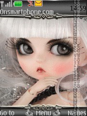 Cute Doll 09 tema screenshot