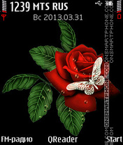 Capture d'écran On Rose thème
