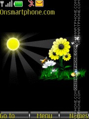 Capture d'écran Spring Yellow Flower thème