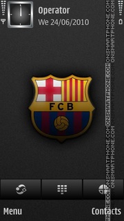 Capture d'écran Fc Barcelona thème