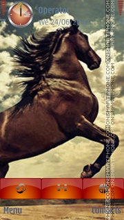 Capture d'écran Horses thème