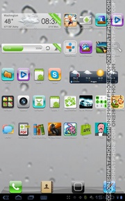iPhone iOS tema screenshot