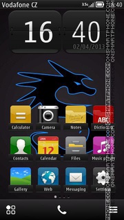 Dragon Belle 01 tema screenshot