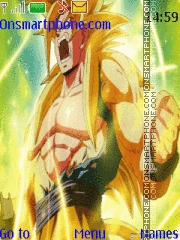 Capture d'écran Goku Sayajin God thème