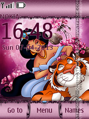 Jasmine and Tiger tema screenshot