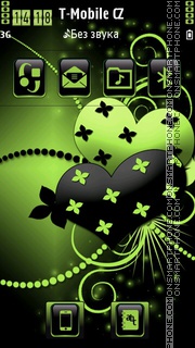 Love Hearts 08 theme screenshot