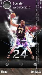 Capture d'écran Kobe 24 thème