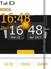 Clock Theme tema screenshot