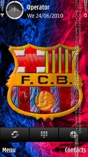 Barcelona tema screenshot
