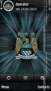 Man City tema screenshot