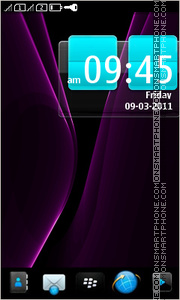Purple BB theme screenshot