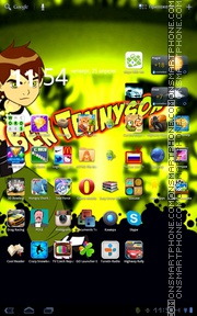 Ben10 theme screenshot