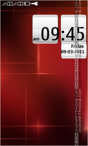 Red Abstract 07 Theme-Screenshot