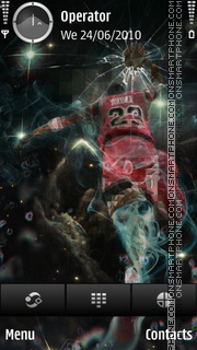 Capture d'écran Michael Jordan thème
