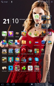 Emma Watson 29 theme screenshot